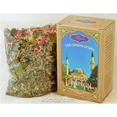 Подарочный набор чая Чаи горного Крыма Золотая упаковка 4 вида по 45гр
