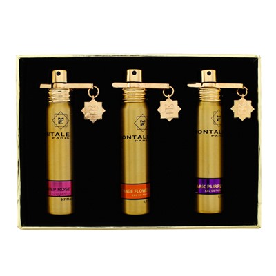 Набор Montale 3x20ml (Deep Rose, Orange Flowers, Dark purple )