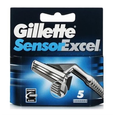 Сменные кассеты Gillette Sensor Excel, 5 шт.