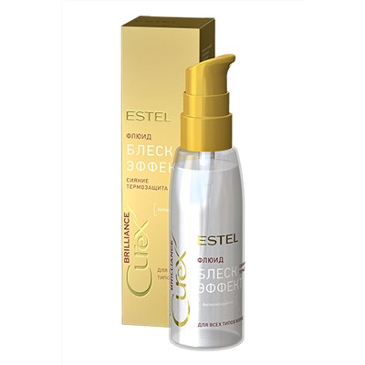 Estel Curex Brilliance Флюид-блеск c термозащитой для всех типов волос 100 мл.
