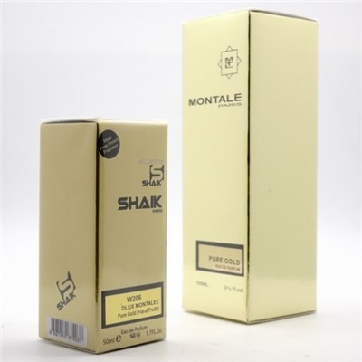 SHAIK W 206 DLUX MANTAL PURE GOLD, парфюмерная вода для женщин 50 мл
