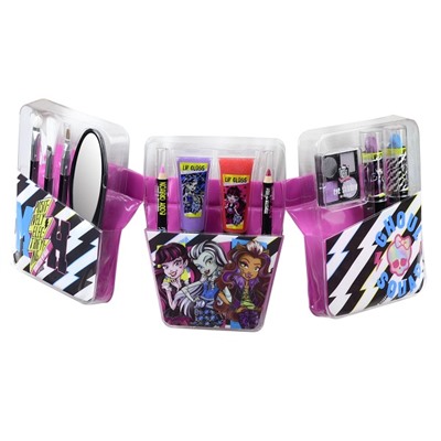 Markwins 9706551 Monster High Игровой набор детской декоративной косметики с поясом визажиста