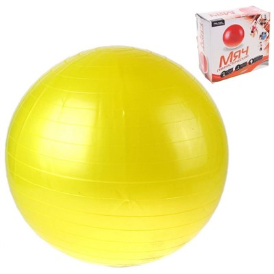 Мяч гимнастический d=45см 500 гр PVC, цвета МИКС