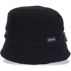 Универсальная флисовая шапка - шляпка Nikko утепленная флисом. Актуальная в этом сезоне молодежная современная модель  №5087