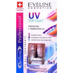 mos190-00392 Покрытие для ногтей с эффектом UV Eveline