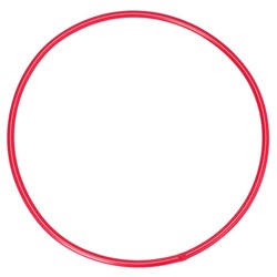 Обруч диаметр 60 см, цвет красный