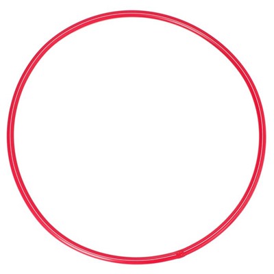 Обруч диаметр 60 см, цвет красный