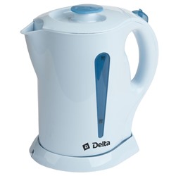 Чайник электрический 1,7л DELTA DL-1301 голубой (Р)