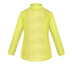 Жёлтая водолазка (блузка) для девочки 83112-ДШ19