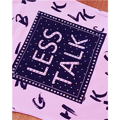 Костюм со стразами “Less talk” (2186)