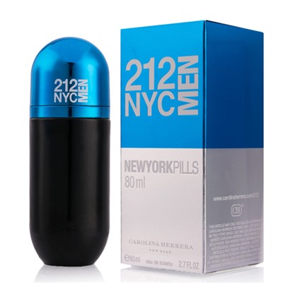 Carolina Herera Туалетная вода 212 NYC Men Pills 80 ml (м)