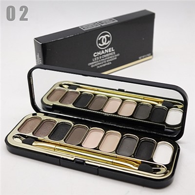 CHANEL LES 9 OMBRES A PAUPIERES DUO - №02, тени для век 9 цветов 21 г