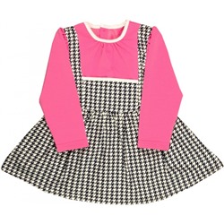 Платье 705 (розовое, кармашек, лапки)