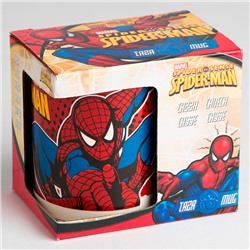 Кружка керамическая "Спайдермен" 330мл 70536 в подарочной упаковке