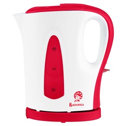 Чайник электрический 1,0л ВАСИЛИСА Т21-1200 белый с красным