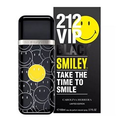 CAROLINA HERRERA 212 VIP BLACK SMILEY, парфюмерная вода для мужчин 80 мл