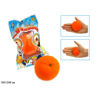 1toy игрушка-антистресс мммняшка Сквиши Апельсин