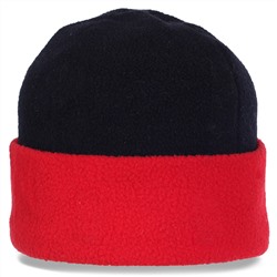Флисовая зимняя шапка с отворотом утепленная флисом. В такой шапке Вы точно не замерзнете! №5166
