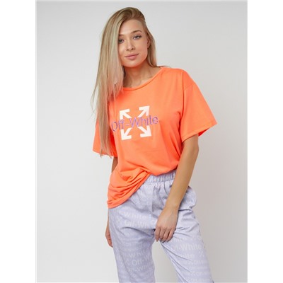 Джоггеры с футболкой персикового цвета 222065P