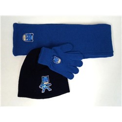 Комплект детский PJ Mas Ks шапка+шарф+перчатки