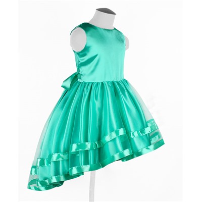 Бирюзовое платье для девочки 82933-ДН18