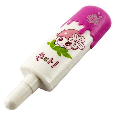95916 Ручка Мороженое шариковая розовая