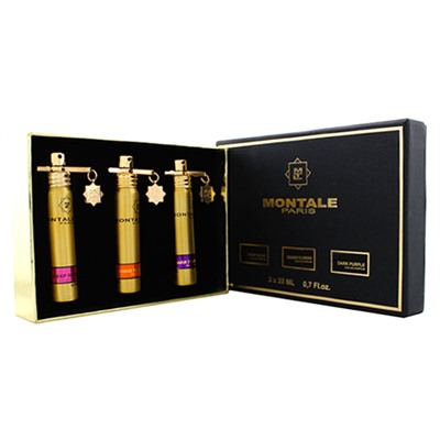 Набор Montale 3x20ml (Deep Rose, Orange Flowers, Dark purple )