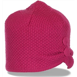 Щегольская женственная зимняя шапка с флисом новомодная модель последний крик моды  №3585