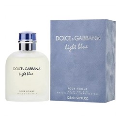 DOLCE & GABBANA LIGHT BLUE, туалетная вода для мужчин 125 мл (европейское качество)