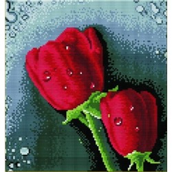 АРМ DF019 "Красные розы", 30х30 см