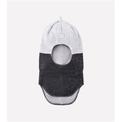 Шапка-шлем детский Crockid КВ 20033/20ш светло-серый меланж, антрацит