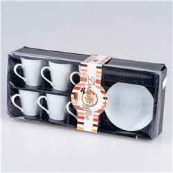 Набор керамический чайный 12 предметов БЕЛЫЙ HT 3403  PVC СБТ