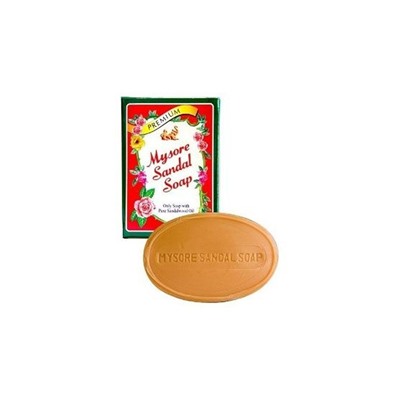 Аюрведическое, сандаловое мыло "Майсор", 75гр (Mysore Sandal Soap)