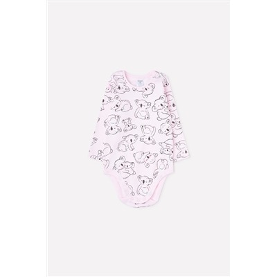 Полукомбинезон для девочки Crockid К 6342 забавные коалы на нежно-розовом