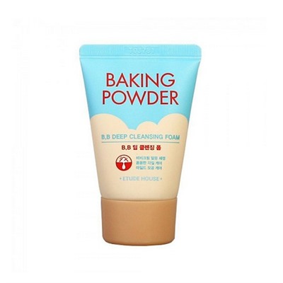 ETUDE HOUSE BAKING POWDER BB (с содой), очищающая пенка для снятия BB-крема 30 мл