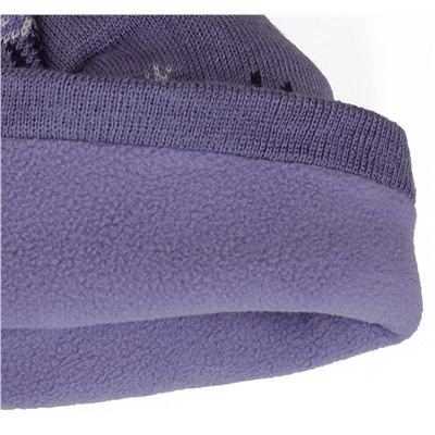 Кокетливая женственная зимняя шапка утепленная флисом в гардероб ценителю качества  №4579