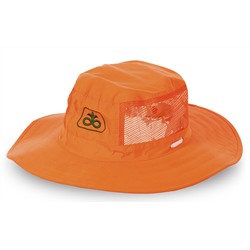 Эксклюзивная оранжевая шляпа с вентиляцией  №15