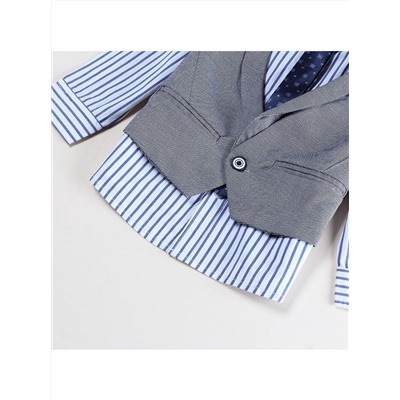 Рубашка, жилетка, галстук Nova A4088 charcoal 2/3y