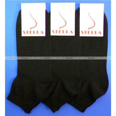 Стелла носки женские укороченные С-420 чёрные