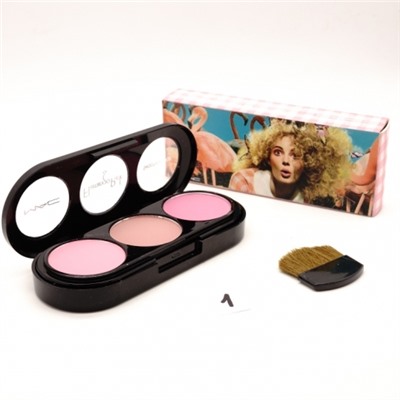 МАК FLAMINGO PARK POWDER BLUSH - №1, румяна 3 в 1 18 г