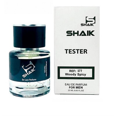 SHAIK TESTER REF: 177 (SHAIK CHIC SHAIK BLUE No 70), тестер парфюмерной воды для мужчин 25 мл